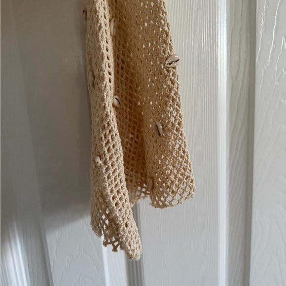 Andi Bagus Seashell Castaway Net Crochet Knit Wrap Top Beach Mermaid Swim Cover - Picture 5 of 8